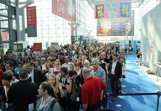 BEA attendees eagerly awaiting the opening of the doors