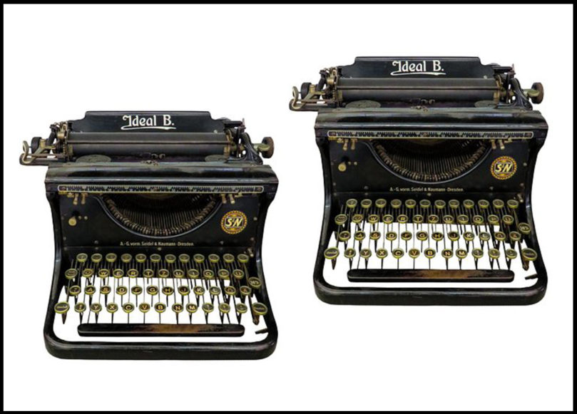 feature two typewriters 31A