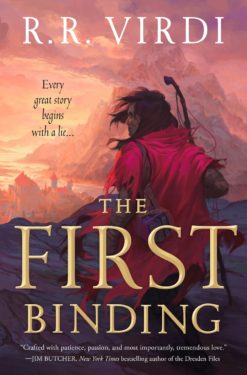 Cover for The First Binding by R. R. Virdi