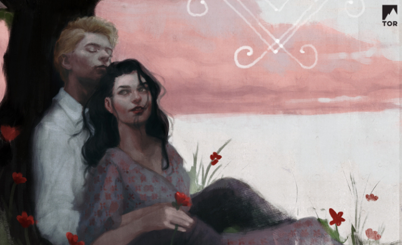Interior art from Little Chmura for One for My Enemy by Olivie Blake