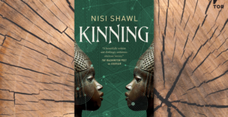 kinning by nisi shawl in front of a birds eye view of the inside of a tree