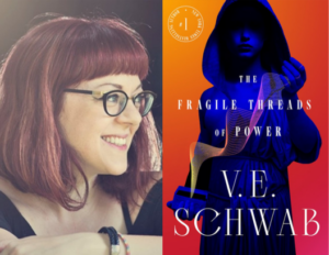 left: v.e. Schwab right: the fragile threads of power