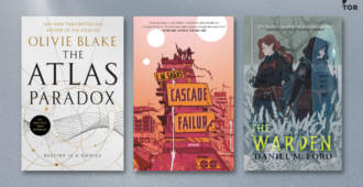 the atlas paradox by olivie blake  cascade failure by l m sagas  the warden by daniel m ford 16A