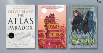 the atlas paradox by olivie blake  cascade failure by l m sagas  the warden by daniel m ford 14A