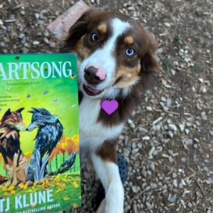 dolly the aussie with heatsong by tj klune