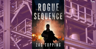 rogue sequence by zac topping in front of a background of industrial factory catwalks 20A