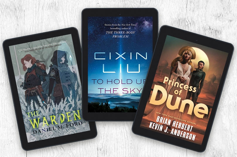 the warden by daniel m ford  to hold up the sky by cixin liu  princess of dune by brian herbert  kevin j andersonn 39A