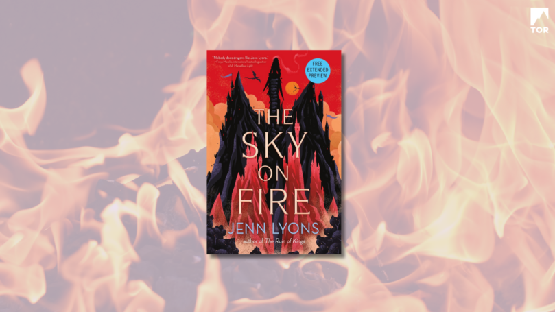 Download a Free Digital Preview of The Sky on Fire by Jenn Lyons - 57